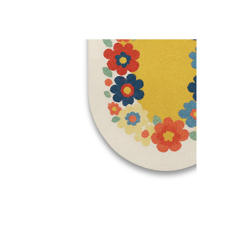 Tapis tissé crème Mosso, 3 pi 3 po x 4 pi 11 po