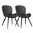 Modern Dining Chairs, Tech Fabric Upholstered Kitchen Chairs With Curved Backrest, Comfortable Dining Room Chairs For Family Meals & Guests-1446792819-1457286986