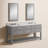 Parmer 60" Carrara White Marble Countertop Bath Vanity with Faucet and Mirror-936009537-1047587547-1047587546
