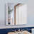 Bowie Floating Bathroom Surface Mount Frameless 2