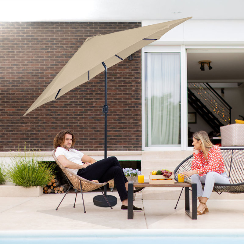 Parasol avec auvent de remplacement Covers & All Sunbrella, Beige