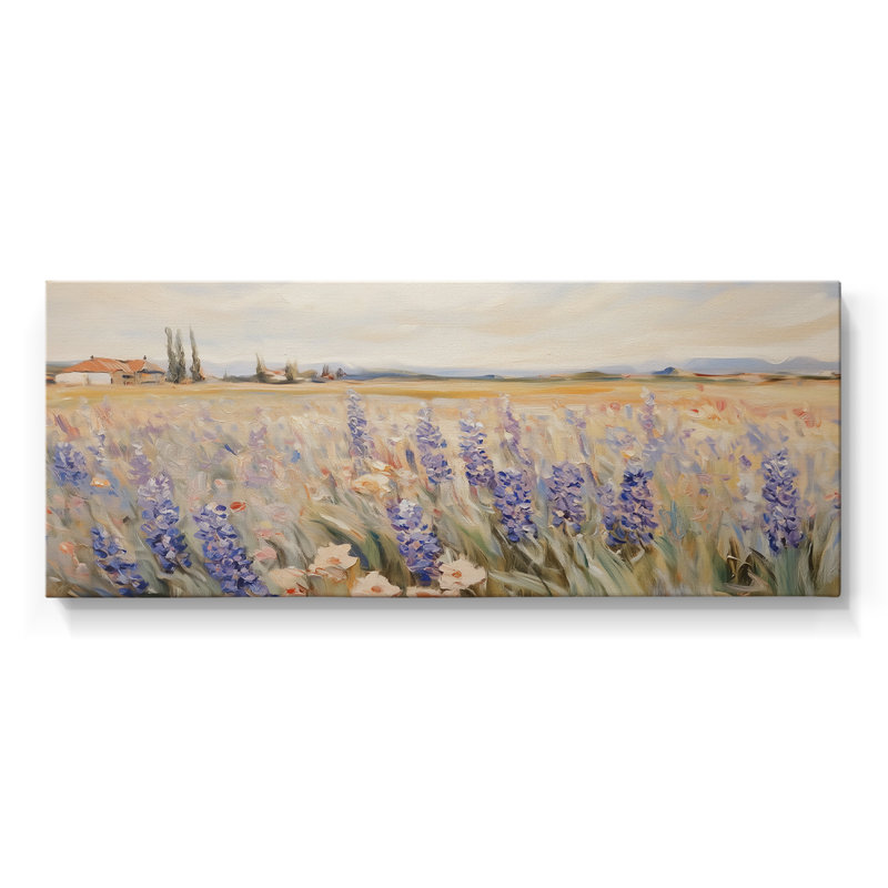 Botanical Series-CECXI- Toile tendue avec châssis - Prêt à accrocher, H 12 po x l 30 po