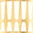Athziri 3 Light Antique Gold Ceiling Mount-65287474
