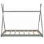 Lit plateforme simple avec structure triangulaire-529415927
