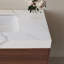 Meuble-lavabo de salle de bain avec lavabo encastré, rangement 4 tiroirs