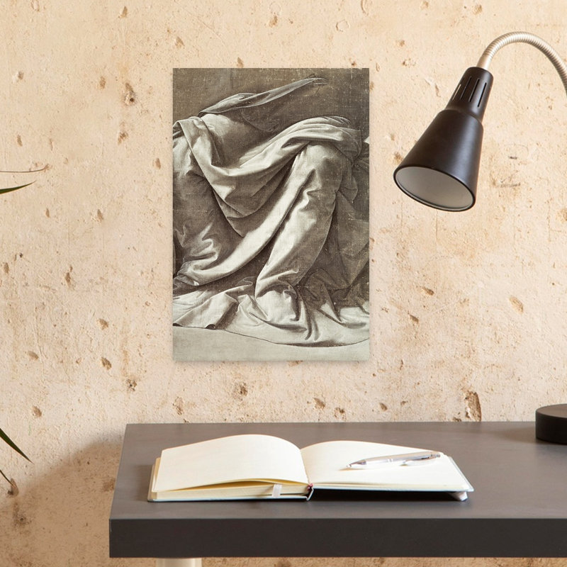 Study For The Mantle Of The Virgin Of The Annunciation, 1475-80 Abstract Contemporary Wall Art Print 1 Piece Wrapped Canvas Wall Art