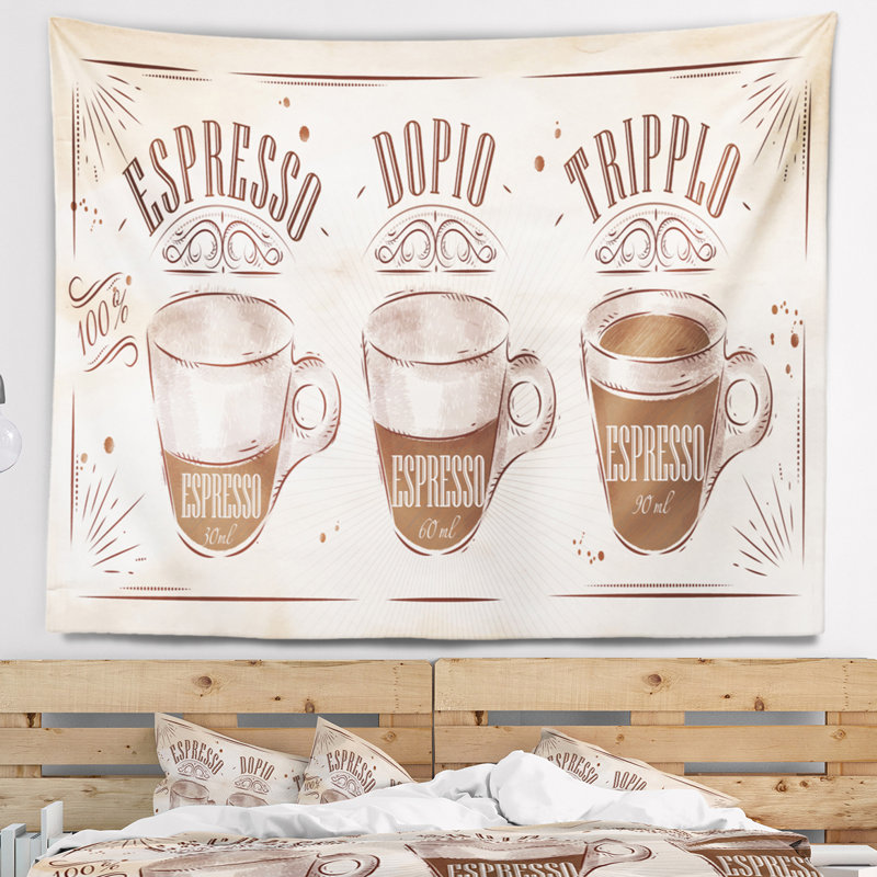 Tapisserie espresso kraf brun, H 32 po x l 39 po