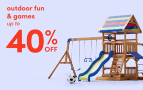 outdoor fun & games clearance