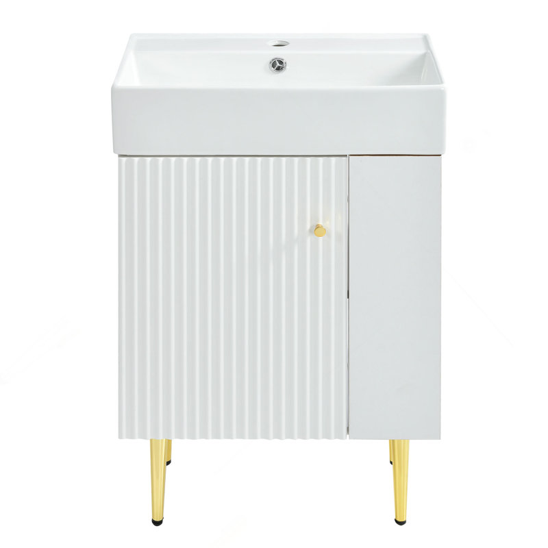 Meuble-lavabo de salle de bain 21,6 po