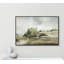 «Green Country Road» par Allison Pearce - reproduction encadrée sur toile-69314651-119728487