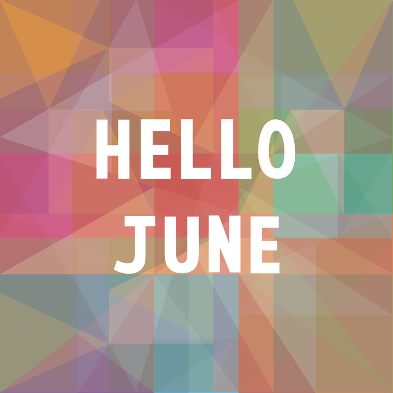 June Card - Wrapped Canvas Print, 76cm H x 76cm W x 3.8cm D