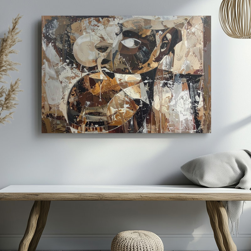 Art mural avec toile de fond, H 11 po x l 14 po
