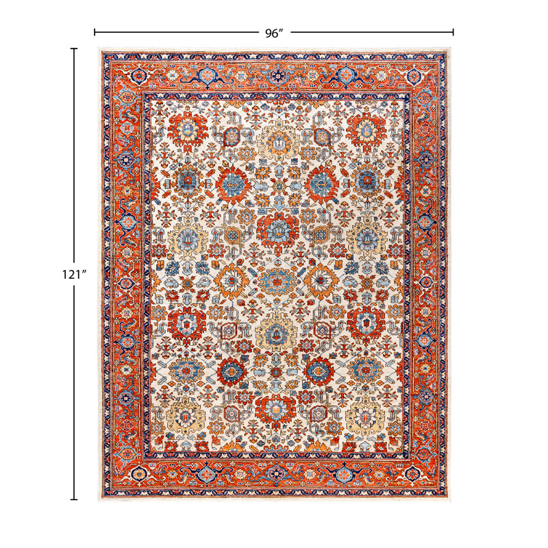 Serapi One-of-a-Kind 8' 0" X 10' 1" Hand Knotted Area Rug