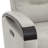 Britnee Genuine Leather Swivel Power Recliner-1194143528