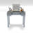Multifunctional Vanity Desk with 3-Level Adjustable Lighting, Flip-Top Mirror, and Ample Storage for Compact Home Office Use-421786360