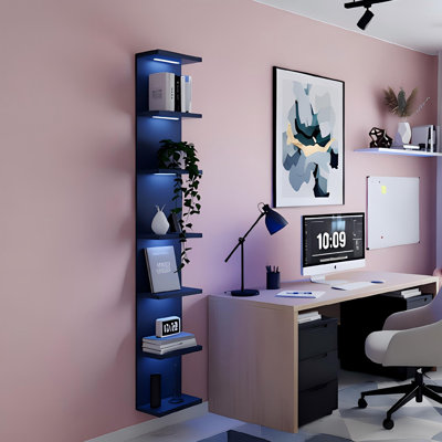 7-tier Rgb Wall Shelf