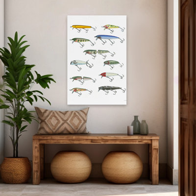 Fresh Catch IV - art animalier bleu-brun