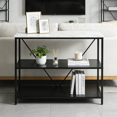 Inas 3-Layer Console Table Kitchen Island