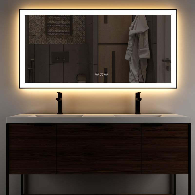 Aluminum Flat Mirror, 36" H x 72" W