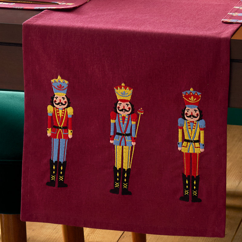 Christmas Nutcracker Cotton Dining Table Runner