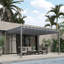 Outsunny 4 x 3(m) Outdoor Louvered Pergola with Adjustable Roof, Grey