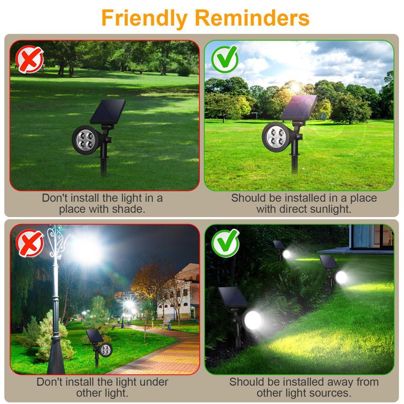 Matte Black Solar Powered Integrated LED Pathway Light Kit