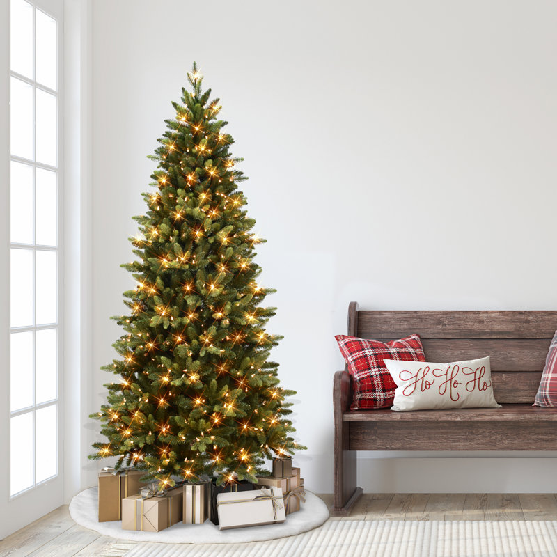 Lighted Spruce Christmas Tree, 6.5' H