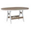 Berlin Gardens Harbor Regular With White Base 64″ Oblong Table-801988250-801988243