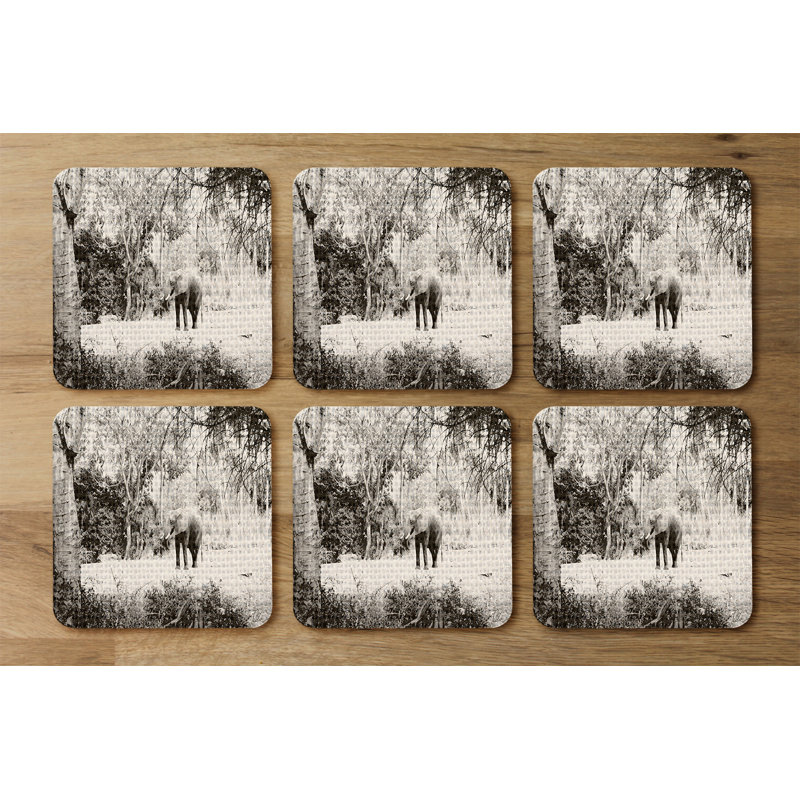 Square 6 Piece Coaster Set