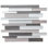 Rebel 14.63''  x 12.13'' Glass Brick Joint Mosaic Wall Tile