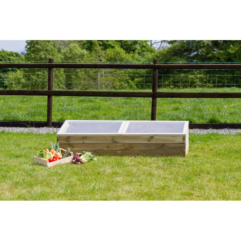 Hubbardston 1.7m W x 0.6m D Cold Frame Greenhouse