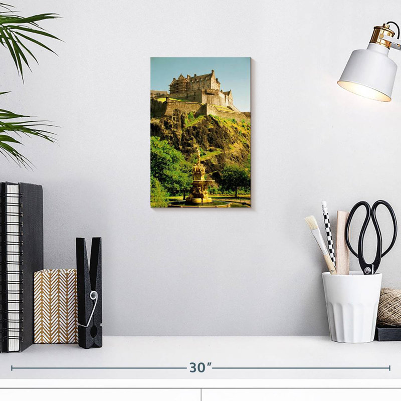 Aime Cliffside Edinburgh Castle, 12" H x 8" W