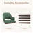 Modern Upholstered Dining Chair with Walnut Wood Legs-973962677-973962666
