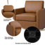 Upholstered Swivel Armchair-1711630851