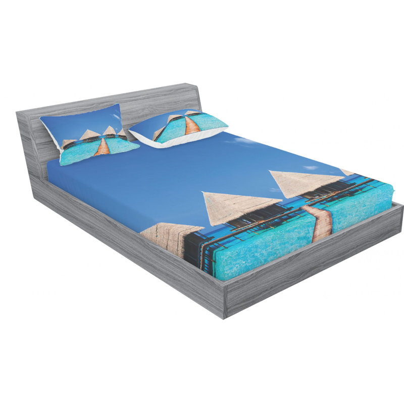 Microfiber Sheet Set, Full Sheet Set with Fitted Sheet