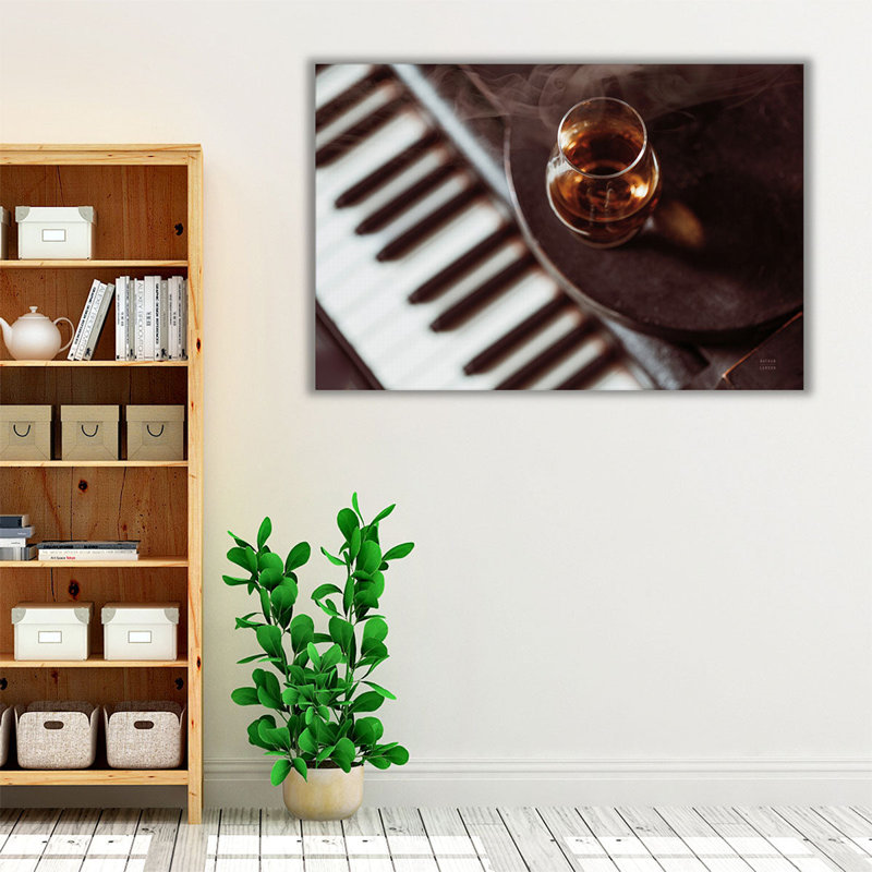 Night Vibes Lounge - reproduction d'art sur toile, H 20 po x l 30 po