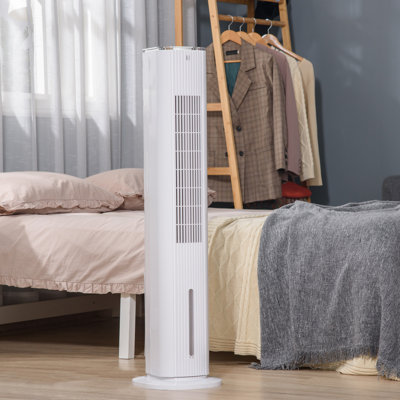 Ventilateurs de tour pour la maison, refroidisseur d'air à évaporation de 42 po avec réservoir d'eau, 3 modes, 3 vitesses, minuterie 12H
