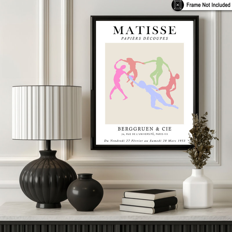 Henri Matisse - The Dance No2, H 24 po x l 32 po, Affiche, Sans cadre