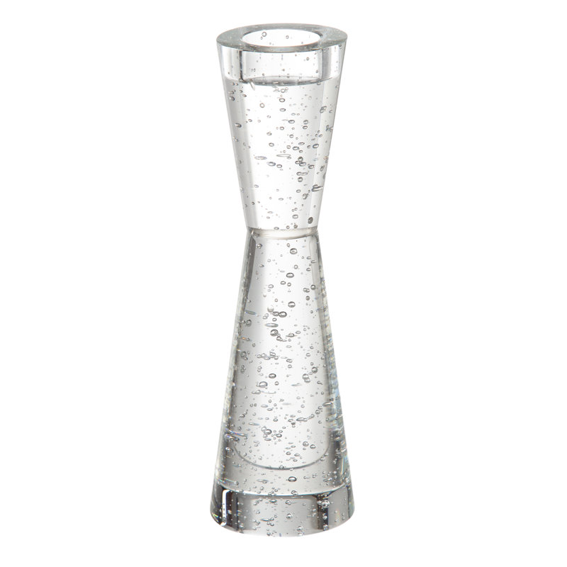 10.4'' H Glass Tabletop Tealight Holder