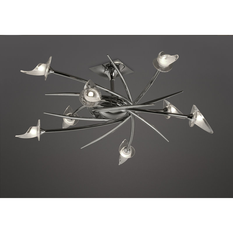 Plafonnier semi-encastré 8 lumières Barlow