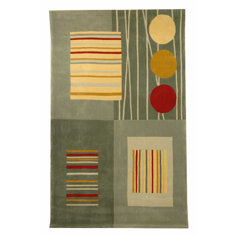 Rodeo Drive Hand Tufted Wool Pile Rug, Round 7'9"