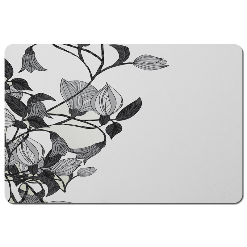 Eakins Wood, Polyester Floral Rectangle Placemat