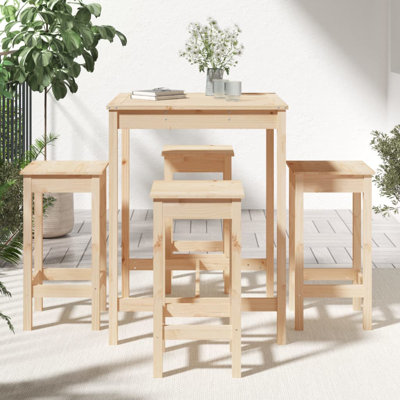 Kailyn Square 4 - Person 43.30708661cm Long Bar Height Table