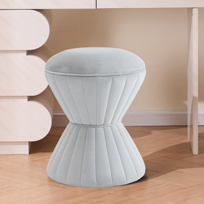 Konsta Tufted Accent Stool Vanity Ottoman
