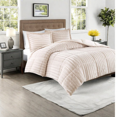 Luxurious Faux Fur Bedding Sets, Polyester Elegance For Home Comfort