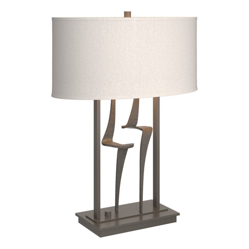 Antasia 24.7" Table Lamp, Flax, Dark Smoke