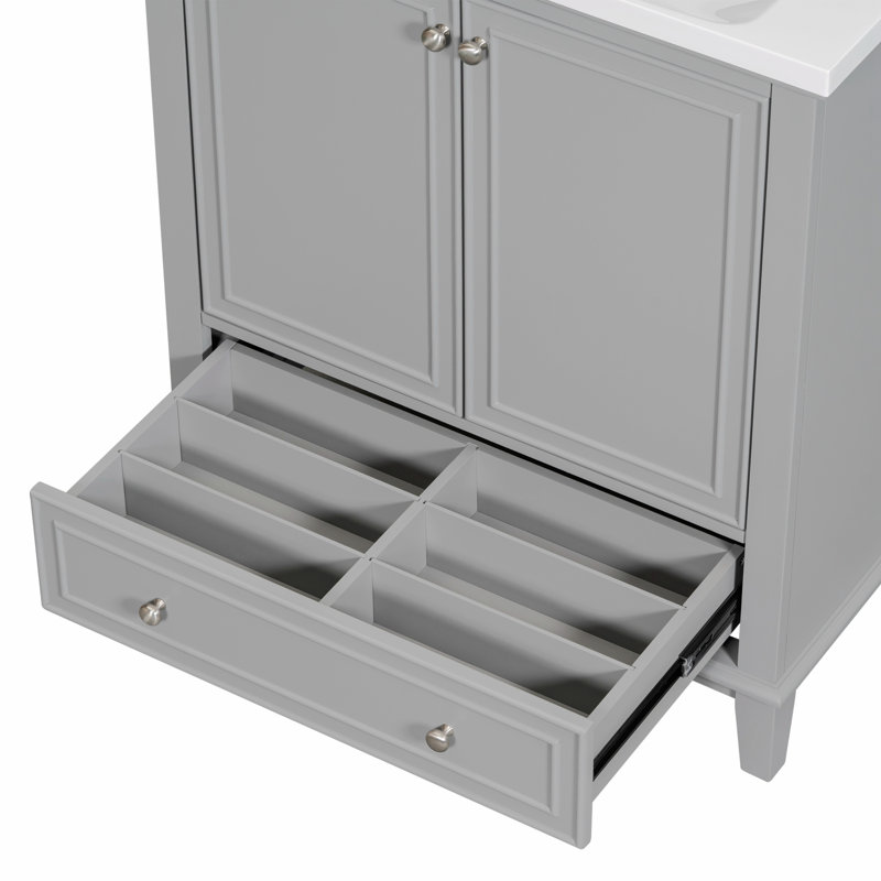 29.5'' Single Bathroom Vanity Base Only, Gray
