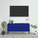 TV Stand TV Unit Sideboard Home TV Console Media Unit Cupboard Steel