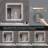 36*36In LED Bathroom Mirror, Anti-Explosion Glass, Rust-Resistant, Anti-Fog Features, Tri-Color Changing, Ideal For All Bathroom Decors, A Must-Have Bathroom Accessory-1304469488