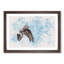 Flying Great Grey Owl - Picture Frame Painting Print-56853637-56853640